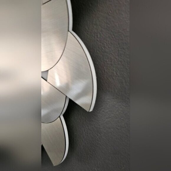 Modern Incantesimo Design Genius Pendolo Wall Clock Italy Brushed Metal - Picture 11 of 14